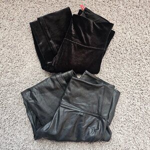 Set of 2 leggings- Time and Tru and Spanx